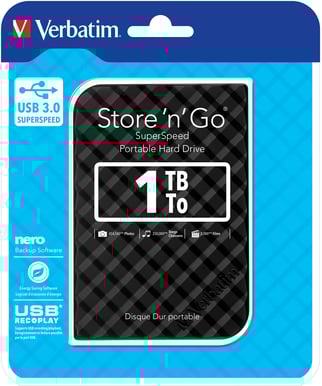 Verbatim Store'n Go 1TB -Svart