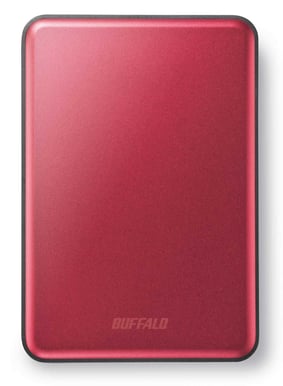 Buffalo Ministation Slim 500GB Röd