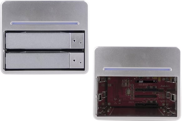 Stardom HDD-kabinett för 2st SATA-diskar, USB