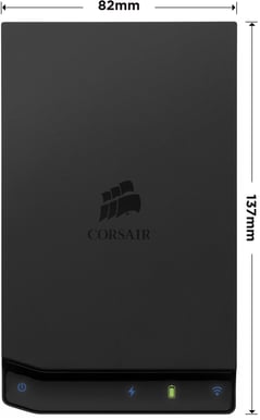 Corsair Voyager Air 2 1TB WiFi Svart