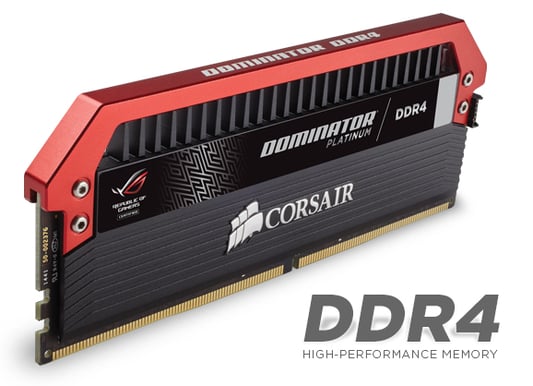 Corsair 16GB (4x4GB) DDR4 3200MHz CL16 Dominator Platinum - ROG