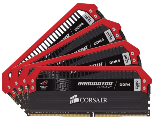 Corsair 32GB (4x8GB) DDR4 3200MHz CL16 Dominator Platinum - ROG