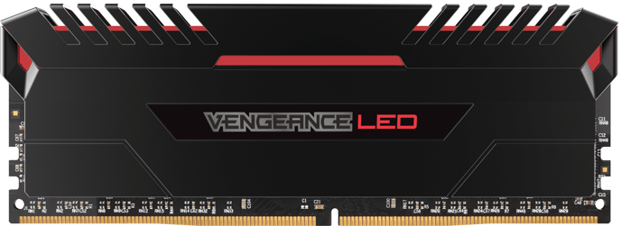 Corsair 32GB (4x8GB) DDR4 3200MHz CL16 Vengeance LED Röd