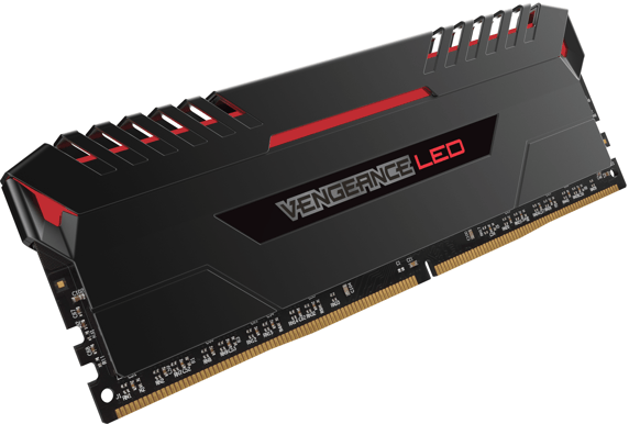 Corsair 32GB (4x8GB) DDR4 3200MHz CL16 Vengeance LED Röd