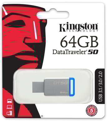 Kingston DataTraveler 50 64GB USB 3.1