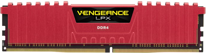 Corsair 32GB (4x8GB) DDR4 4000MHz CL19 Vengeance LPX Röd