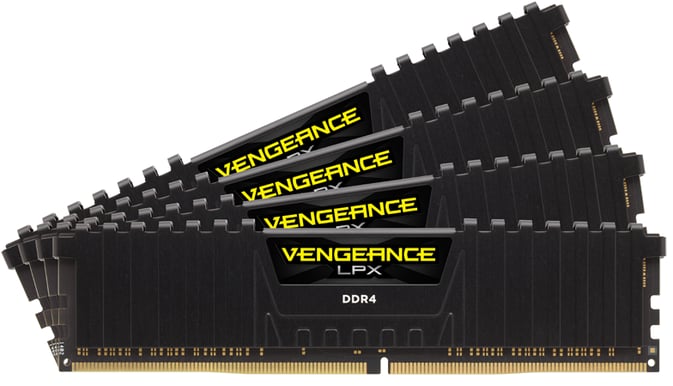 Corsair 32GB (4x8GB) DDR4 3200MHz CL16 Vengeance LPX Svart