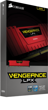 Corsair 32GB (4x8GB) DDR4 3866MHz CL18 Vengeance LPX Röd