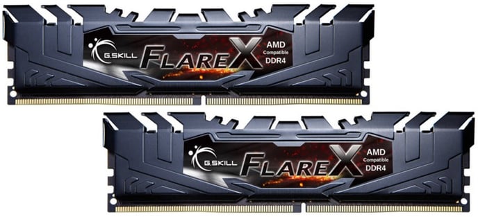 G.Skill 16GB (2x8GB) DDR4 3200MHz CL14 Flare X Svart AMD