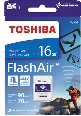 Toshiba SDHC FlashAir WiFi 16GB