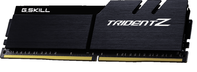 G.Skill 64GB (4x16GB) DDR4 3600MHz CL17 Trident Z Svart