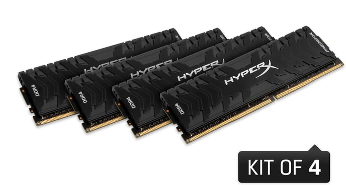 HyperX 32GB (4x8GB) DDR4 3000Mhz CL15 Predator