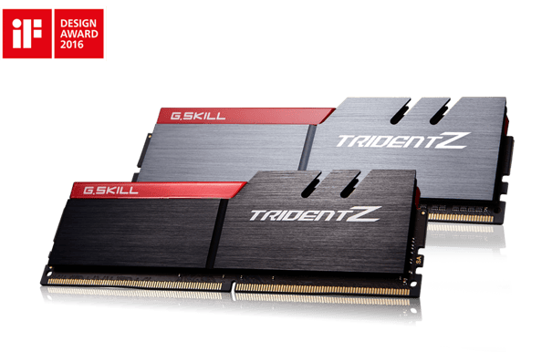 G.Skill 16GB (2x8GB) DDR4 3200MHz CL14 Trident Z Röd