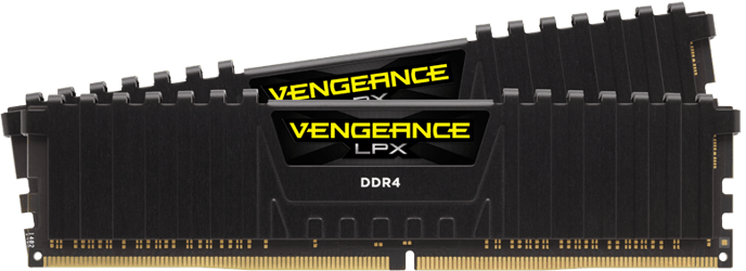 Corsair 8GB (2x4GB) DDR4 2666MHz CL16 Vengeance LPX Svart
