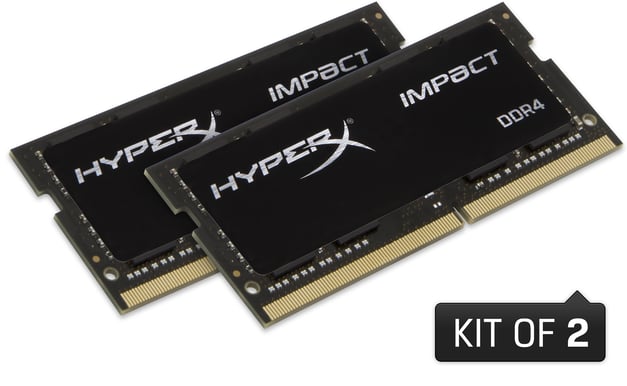 HyperX 32GB (2x16GB) DDR4 2400MHz CL14 SODIMM Impact - Inet.se HyperX Impact DDR4 32GB 2400MHz CL14