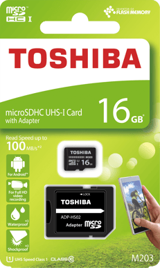 Toshiba MicroSDHC M203 16GB