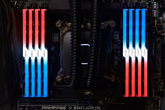 G.Skill 128GB (8x16GB) DDR4 2933MHz CL14 Trident Z RGB AMD