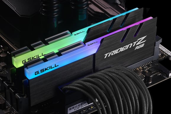 G.Skill 32GB (2x16GB) DDR4 3600MHz CL17 Trident Z RGB