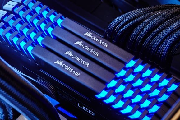 Corsair 32GB (2x16GB) DDR4 3200MHz CL16 Vengeance LED Blå