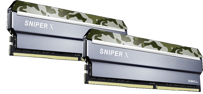G.Skill 16GB (2x8GB) DDR4 3200MHz CL16 Sniper X Classic Camo