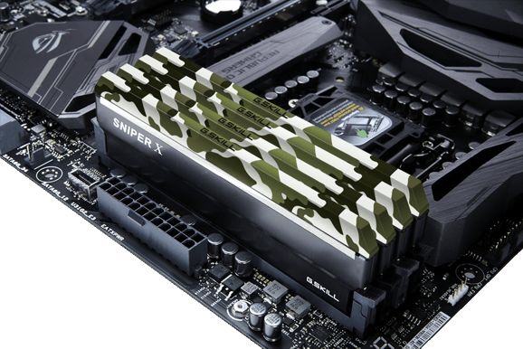 G.Skill 16GB (2x8GB) DDR4 3200MHz CL16 Sniper X Classic Camo