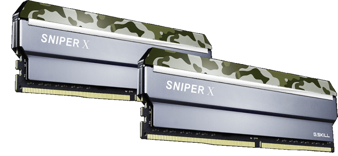 G.Skill 32GB (2x16GB) DDR4 3200MHz CL16 Sniper X Classic Camo