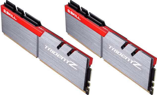G.Skill 16GB (2x8GB) DDR4 3600MHz CL15 Trident Z Röd