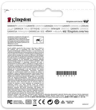 Kingston microSDXC 64GB Canvas Select