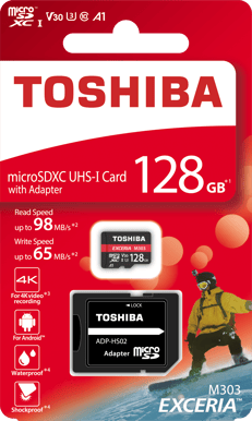 Toshiba MicroSDXC Exceria M303 128GB