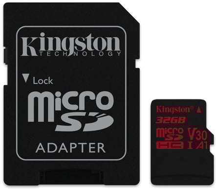 Kingston microSDHC 32GB Canvas React