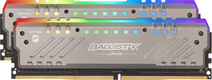 Ballistix 16GB (2x8GB) DDR4 3000MHz CL16 Tactical Tracer RGB