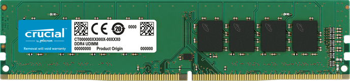 Crucial 16GB (1x16GB) DDR4 2400MHz CL17