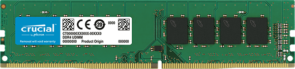 Crucial 16GB (1x16GB) DDR4 2666MHz CL19