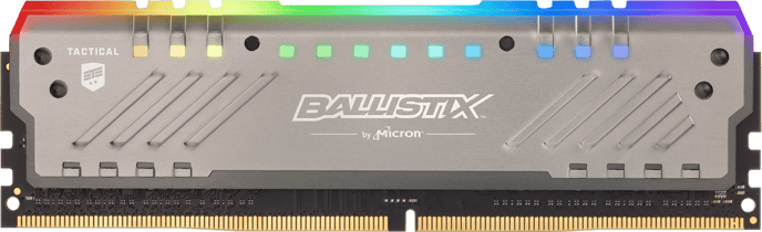 Ballistix 16GB (1x16GB) DDR4 2666MHz CL16 Tactical Tracer RGB