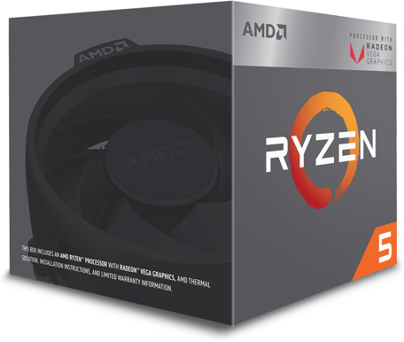 AMD Ryzen 5 2400G 3.9 GHz 6MB