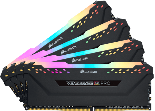 Corsair 32GB (4x8GB) DDR4 2666MHz CL16 Vengeance RGB PRO Svart