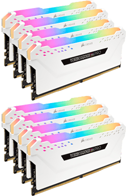 Corsair 64GB (8x8GB) DDR4 2666MHz CL16 Vengeance RGB PRO Vit
