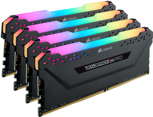 DDR4 3600MHz C18 XMP 2.0 Enthusiast RGB LED-Beleuchtung Speicherkit schwarz Corsair Vengeance RGB PRO 32GB 4x8GB 