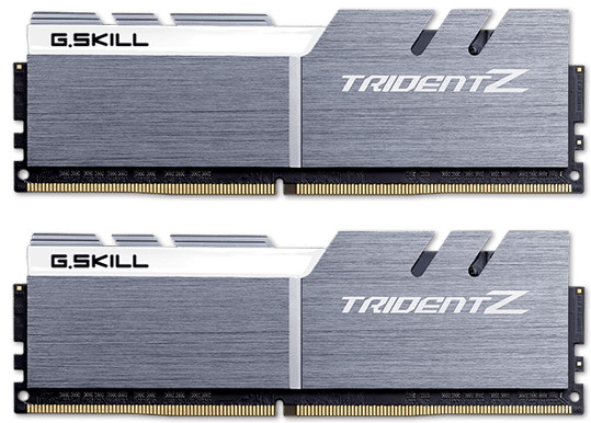 G.Skill 32GB (2x16GB) DDR4 3200MHz CL14 Trident Z Grå/Vit