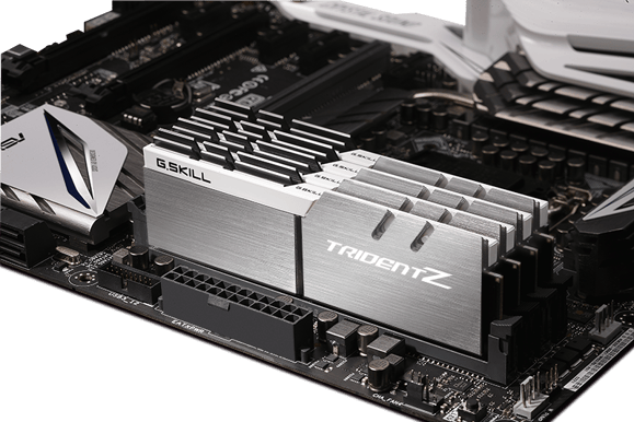 G.Skill 32GB (2x16GB) DDR4 3200MHz CL14 Trident Z Grå/Vit