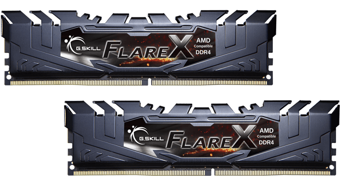 G.Skill 32GB (2x16GB) DDR4 2933MHz CL14 Flare X