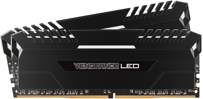Corsair 16GB (2x8GB) DDR4 2933MHz CL16 Vengeance Vit LED
