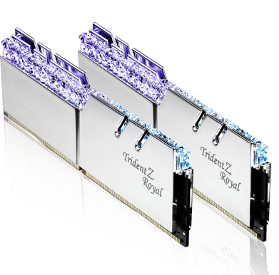 G.Skill 16GB (2x8GB) DDR4 3000MHz CL16 Trident Z Royal RGB Silver