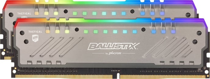 Ballistix 16GB (2x8GB) DDR4 2666MHz CL16 Tactical Tracer RGB