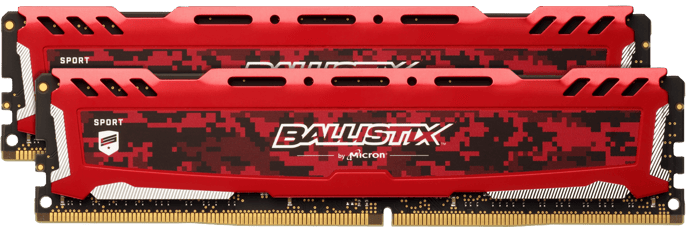 Ballistix 16GB (2x8GB) DDR4 3000MHz CL15 Sport LT Röd
