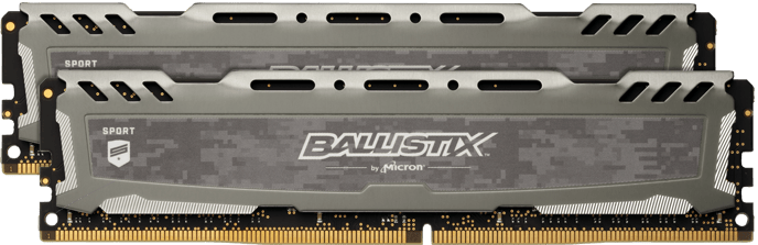 Ballistix 16GB (2x8GB) DDR4 3200MHz CL16 Sport LT Grå
