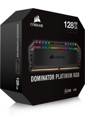 Corsair 128GB (8x16GB) DDR4 3600MHz CL18 Dominator Platinum RGB
