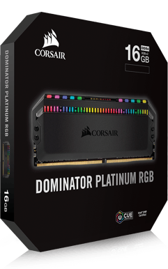 Corsair 16GB (2x8GB) DDR4 3600MHz CL18 Dominator Platinum RGB