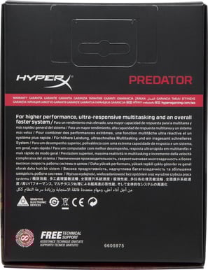 HyperX 16GB (2x8GB) DDR4 3000MHz CL15 Predator RGB