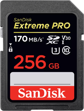SanDisk SDXC Extreme Pro 256GB